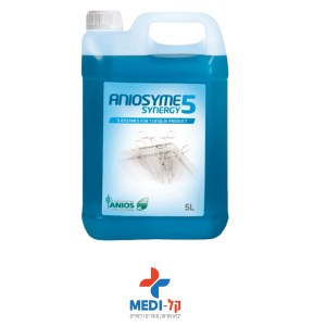 Aniosyme Synergy 5 – חומר חיטוי אנזימטי מרוכז לניקוי כלים רפואיים 5 ליטר