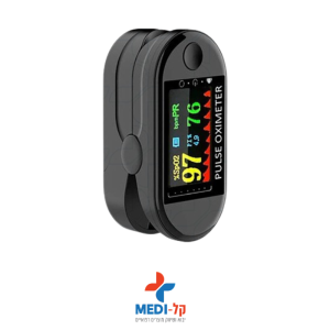 מד סיטורציה לאצבע עם מסך LED מסתובב