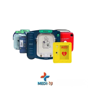 ערכת דפיברילטור פיליפס HS1 + ארונית + אביזרים | קלMEDI