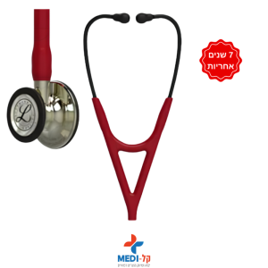 סטטוסקופ Littmann Cardiology IV 6176 בורדו – גימור שמפניה מקצועי