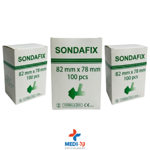 מדבקות לקיבוע זונדה SondaFix – 100 יחידות סטריליות