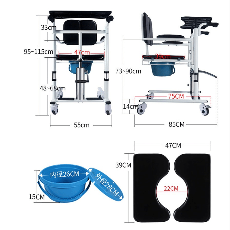 Hydraulic Transfer Chair-3
