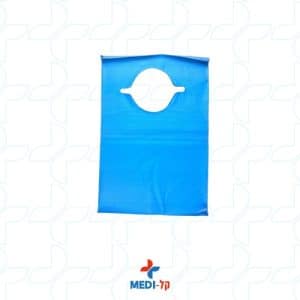 סינר דנטלי 40×60 עם חור – 100 יחידות באריזה (קרטון 10 אריזות)