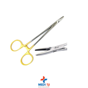 מלקחי פיאן חברת NATRA תוצרת גרמניה Mayo Hegar Needle Holder TC Straight Suture Gold CE