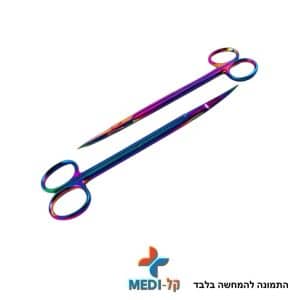 מספריים כירורגיות קלי ישרות או קשתיות 16/18 ס"מ בציפוי טיטניום – NATRA גרמניה Kelly scissors