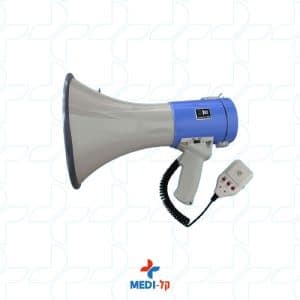 מגה פון עוצמתי 50W עם מצב כריזה, אזעקה וסירנה – טווח קול עד 1 ק"מ
