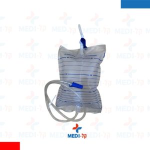 שקית לאיסוף שתן עם ברז ניקוז – חיבור נוח ונעילה בטיחותית