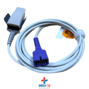 סנסור סיטורציה תואם Nellcor 9 PIN למבוגרים – רב פעמי