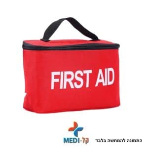 תיק עזרה ראשונה קטן עד 10 אנשים דגם 10021 – פתרון קומפקטי לעסקים ורכבים