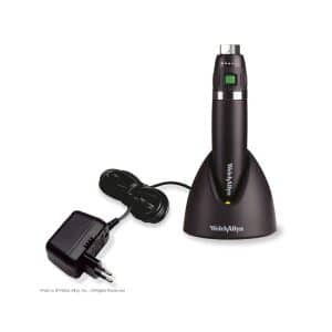 LITHIUM CHARGING STAND מטען פוד שולחני לידית אוטוסקופ ליטיום שחורה וילש אלין כולל שנאי