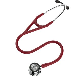 3M™ Littmann® Cardiology IV™ Stethoscope Mirror-Finish Chestpiece andStem Burgundy Tube 27 inch, 6170, 3 Each/Case