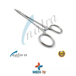 מחזיק מחט Crile Wood ישר – 13 / 15 / 18 ס״מ NATRA גרמניה | קלMEDI - 18-סמ