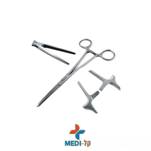 מלקחי מוסקיטו ישר Mosquito Forceps 19 ס״מ NATRA גרמניה | קלMEDI